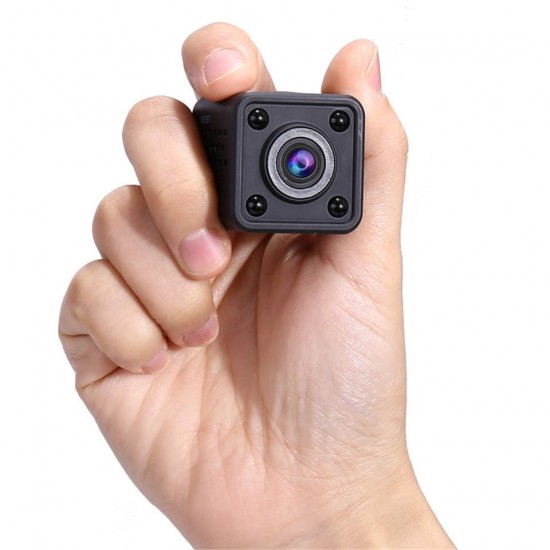 HDQ9 Mini Wifi Camera Vlog Camera for Youtube Recording FPV Camera No Light Night Vision Remote Alarm Sport DV Wearable Body Camera Drive Recorder
