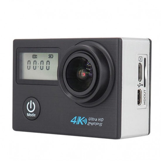 N5TA 4K Double Screen HD Wifi 20M Pixels 2.0'' Touch Screen 170° Wide Angle Driving Record Mini Sports Camera 3M Waterproof