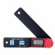 0-180mm 0-200° Digital Meter Angle Inclinometer Angle Digital Ruler Electron Goniometer Protractor Angle finder Measuring Tool