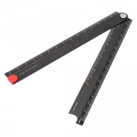 0-300mm Portable Angle Ruler Aluminum Alloy Rulers Folding Aluminum Alloy Ruler Simple 90 Degree Folding Metal Stationery Ruler 0-300mm Portable Angle Ruler Aluminum Alloy Rulers Folding Aluminum Alloy Ruler Simple 90 Degree Folding Metal Stationery Ruler