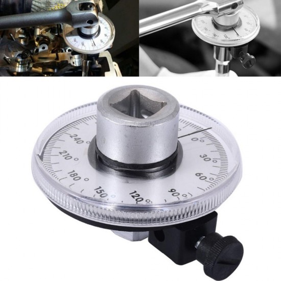 1/2'' Adjustable Drive Angle Gauge Torque Wrench Meter Measure Car Garage Tool 1/2'' Adjustable Drive Angle Gauge Torque Wrench Meter Measure Car Garage Tool