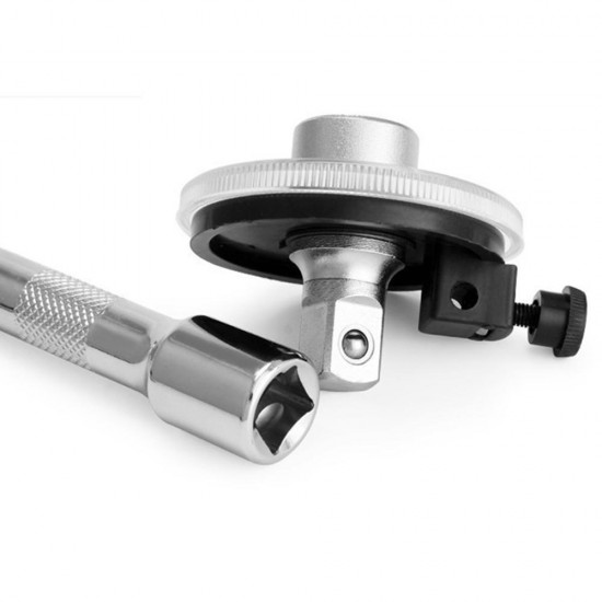 1/2'' Adjustable Drive Angle Gauge Torque Wrench Meter Measure Car Garage Tool