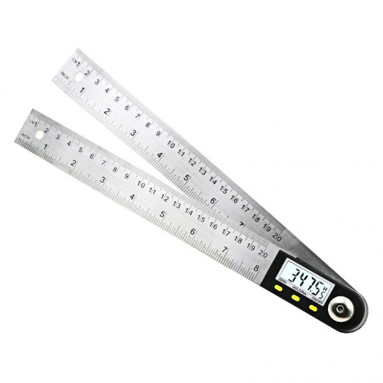200mm 360° Digital Protractor Inclinometer Goniometer Level Measuring Tool Electronic Angle Gauge Stainless Steel Multifunction Angle Ruler 200mm 360° Digital Protractor Inclinometer Goniometer Level Measuring Tool Electronic Angle Gauge Stainless Steel Multifunction Angle Ruler