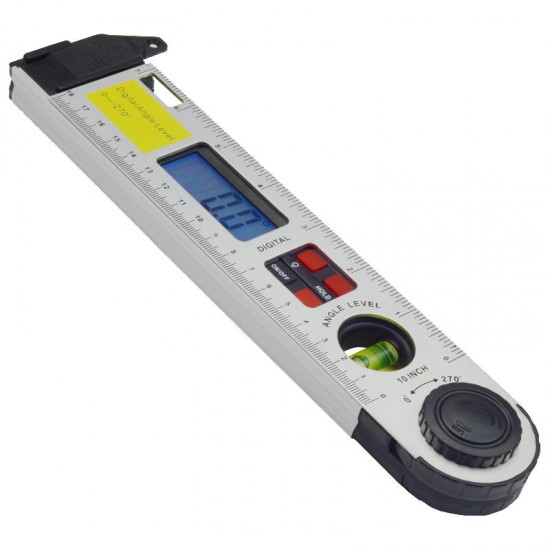 250mm Digital Angle Level Ruler LCD display digital Protractor with Dual Spirit Level Angle Finder Meter Inclinometer