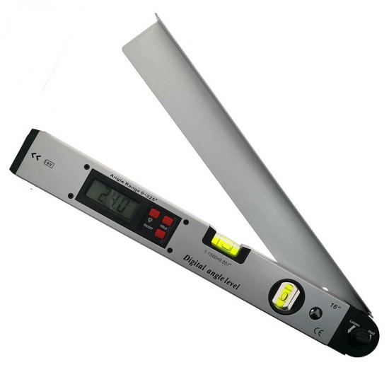 400mm 16 inch Electronic Protractor 0-225 Degree Digital Angle Level Meter Gauge Electronic Protractor With LCD Display