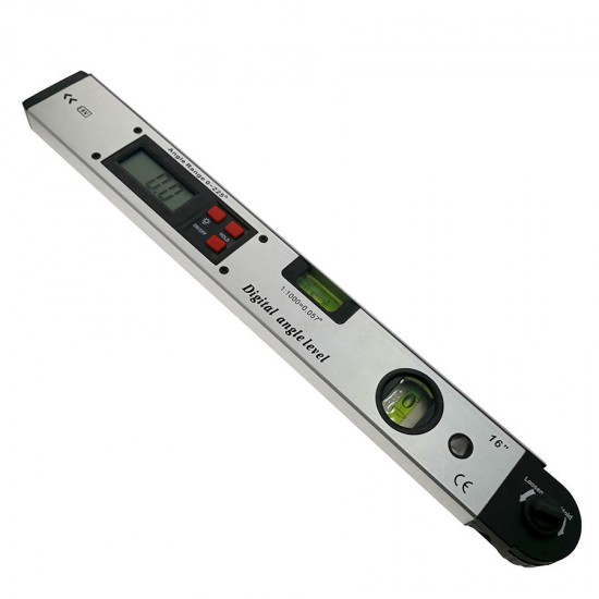 400mm 16 inch Electronic Protractor 0-225 Degree Digital Angle Level Meter Gauge Electronic Protractor With LCD Display