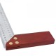 90 Degree Square Feet Mahogany Handle Thickened Stainless Steel Square Ruler Protractor 300MM Tool Accessories
