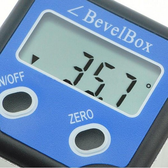 BB-180 360 Degree Digital Mini Bevel Box Angle Gauge Meter Protractor Magnets Base Inclinator Level Tool