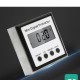Digital Inclinometer 0-360 Stainless Steel Electronic Protractor Digital Bevel Box Angle Gauge Meter Magnets Base Measuring tool