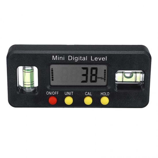 Electronic Spirit Level Digital Angle Finder Meter Protractor Gauge 4x90° 150mm/200mm Range