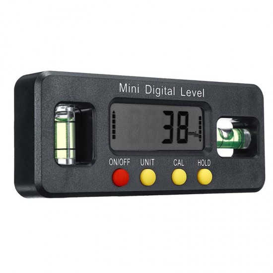 Electronic Spirit Level Digital Angle Finder Meter Protractor Gauge 4x90° 150mm/200mm Range