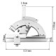 Universal Bevel Protractor Multi-Function Angle Ruler 0-320 Degree Stainless Steel Goniometer Angle Finder Measuring Tools