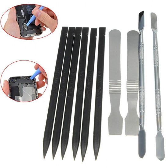 10 in 1 Opening Repair Tools Set Metal Pry Spudger for CellPhone iPad Tablets 10 in 1 Opening Repair Tools Set Metal Pry Spudger for CellPhone iPad Tablets