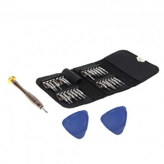 25 in 1 Screwdriver Set Precision Screwdriver Wallet Kit Repair Tools Watch Opening Pry Tool Sets