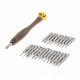 25 in 1 Screwdriver Set Precision Screwdriver Wallet Kit Repair Tools Watch Opening Pry Tool Sets