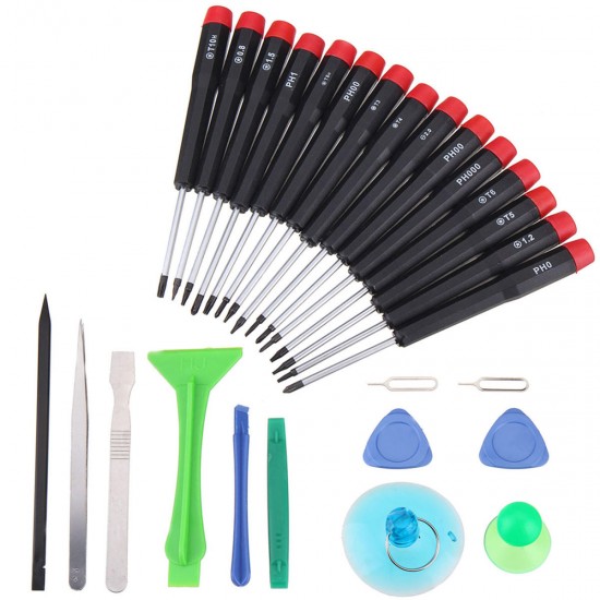 27 in 1 Cell Phone Repair Opening Tools Kit Set Pry Screwdriver For Samsung Apple Mobile Phone