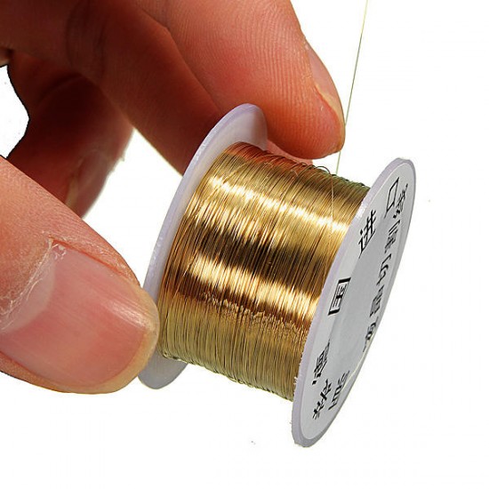 50m 0.1mm Gold Wire Cutting Line LCD Outer Glass Separator