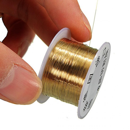50m 0.1mm Gold Wire Cutting Line LCD Outer Glass Separator 50m 0.1mm Gold Wire Cutting Line LCD Outer Glass Separator