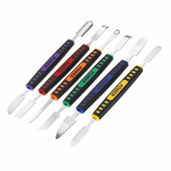 6Pcs High Quality Metal Repair Tool Opening Pry Professional Mobile Phone Disassemble Tool Spudger for iPhone 6Pcs High Quality Metal Repair Tool Opening Pry Professional Mobile Phone Disassemble Tool Spudger for iPhone