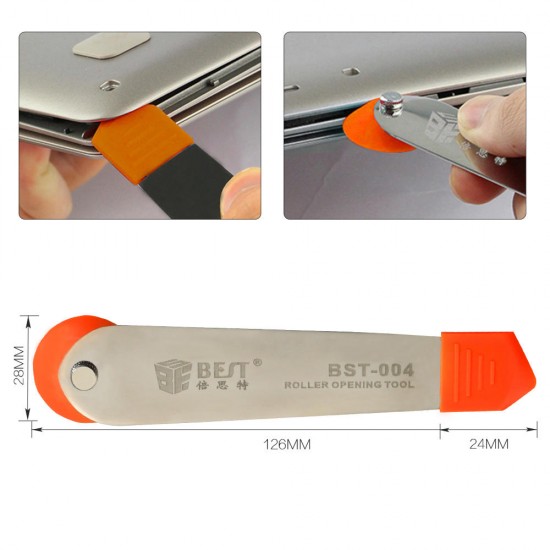 BST-004 Mobile Phone Repair Tools Roller Phone Pry Opening Tools Stainless Steel Machine Opening Tool For iPad For Tablet Repair BST-004 Mobile Phone Repair Tools Roller Phone Pry Opening Tools Stainless Steel Machine Opening Tool For iPad For Tablet Repair