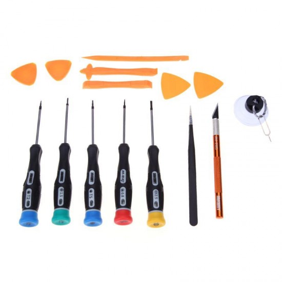 JM-9101 15 In 1 Precision Screwdrivers Kit Multifunction Disassembling Phone Repair Tools Kit