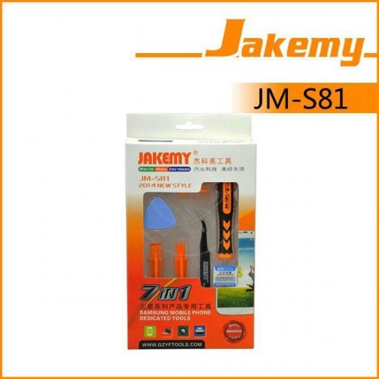 JM-S81 Multi-purpose Repair Removal Opening Tools Set for Samsung Galaxy Phone JM-S81 Multi-purpose Repair Removal Opening Tools Set for Samsung Galaxy Phone