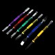 6Pcs Dual Ends Metal Spudger Set Phone Pry Opening Repair Tool Kit Hand Tool Sets for iPhone for iPad Tablet Mobile Phone