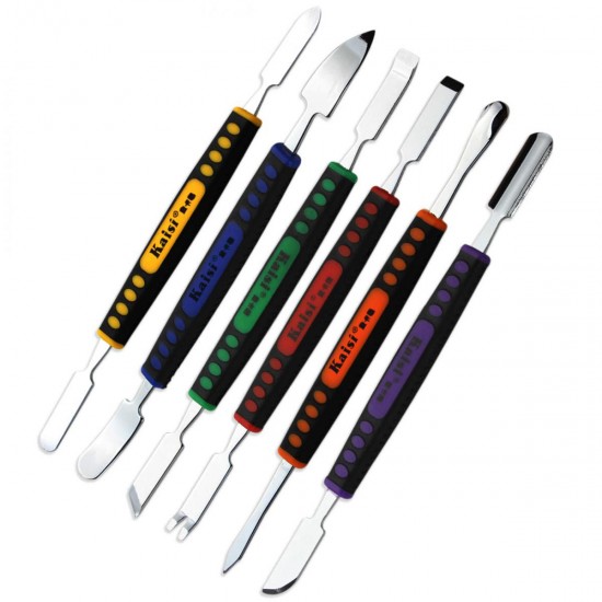 6Pcs Dual Ends Metal Spudger Set Phone Pry Opening Repair Tool Kit Hand Tool Sets for iPhone for iPad Tablet Mobile Phone 6Pcs Dual Ends Metal Spudger Set Phone Pry Opening Repair Tool Kit Hand Tool Sets for iPhone for iPad Tablet Mobile Phone