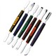 6Pcs Dual Ends Metal Spudger Set Phone Pry Opening Repair Tool Kit Hand Tool Sets for iPhone for iPad Tablet Mobile Phone