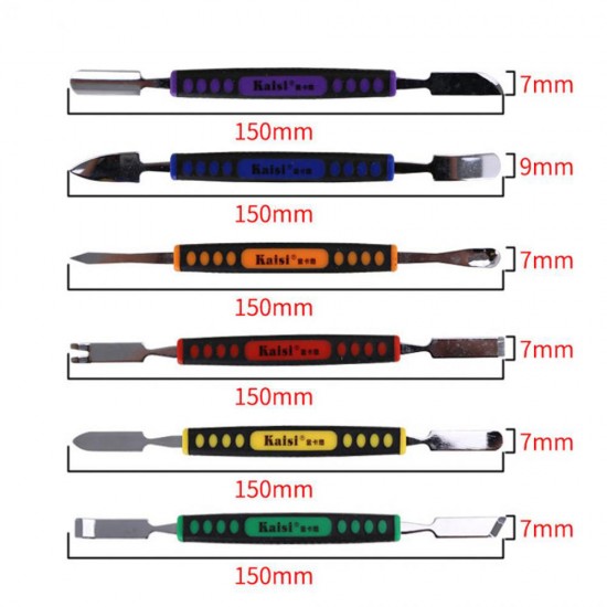 6Pcs Dual Ends Metal Spudger Set Phone Pry Opening Repair Tool Kit Hand Tool Sets for iPhone for iPad Tablet Mobile Phone 6Pcs Dual Ends Metal Spudger Set Phone Pry Opening Repair Tool Kit Hand Tool Sets for iPhone for iPad Tablet Mobile Phone