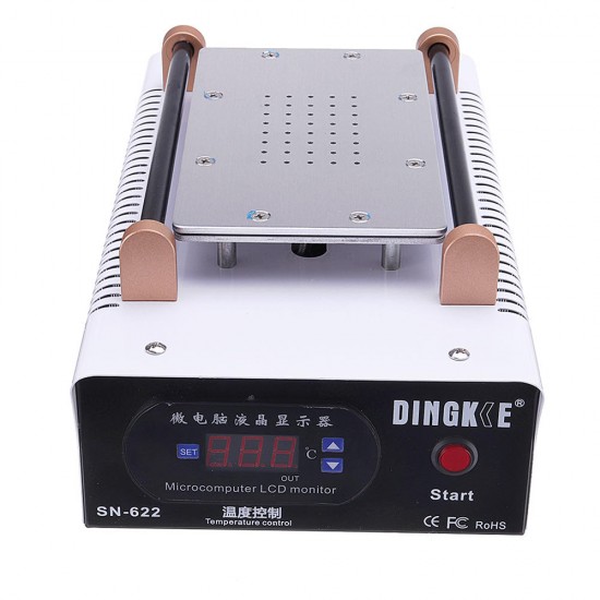 SN-622 220V LCD Screen Separator Heating Platform Plate Glass Removal Phone Repair Machine Auto Heat Smooth Plate SN-622 220V LCD Screen Separator Heating Platform Plate Glass Removal Phone Repair Machine Auto Heat Smooth Plate
