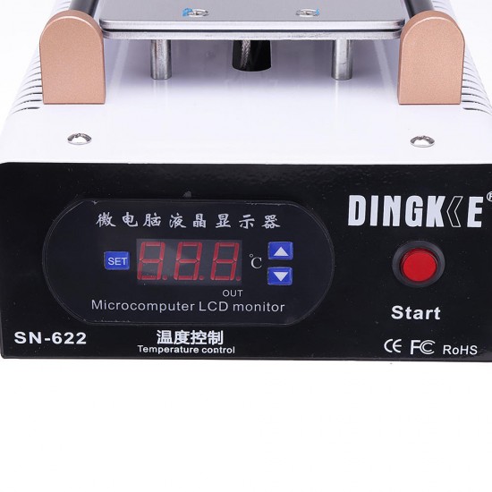 SN-622 220V LCD Screen Separator Heating Platform Plate Glass Removal Phone Repair Machine Auto Heat Smooth Plate SN-622 220V LCD Screen Separator Heating Platform Plate Glass Removal Phone Repair Machine Auto Heat Smooth Plate