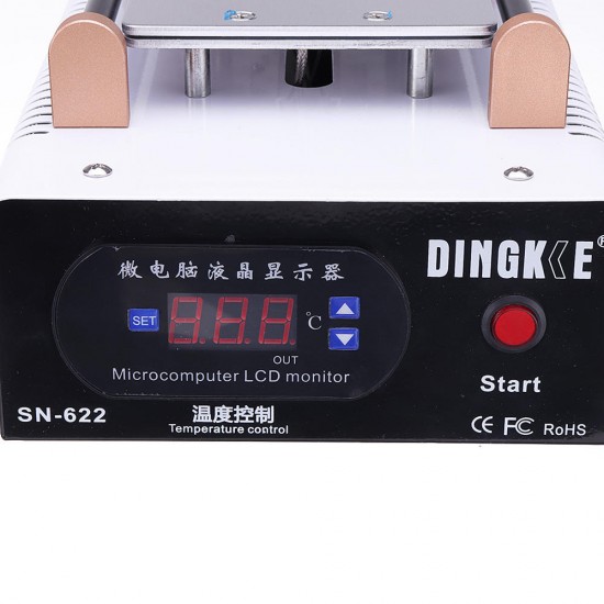 SN-622 220V LCD Screen Separator Heating Platform Plate Glass Removal Phone Repair Machine Auto Heat Smooth Plate