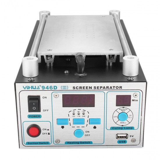 946D 110V/220V LCD Touch Screen Glass Separator Vacuum Pump Splitter Machine UV Light 946D 110V/220V LCD Touch Screen Glass Separator Vacuum Pump Splitter Machine UV Light