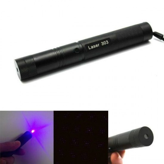 PL03 303 405nm Adjustable Purple Beam Laser Pointer 1mw