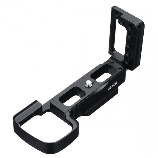 Aluminum Quick Release L Plate/Bracket Holder hand Grip For Sony A6400 Camera