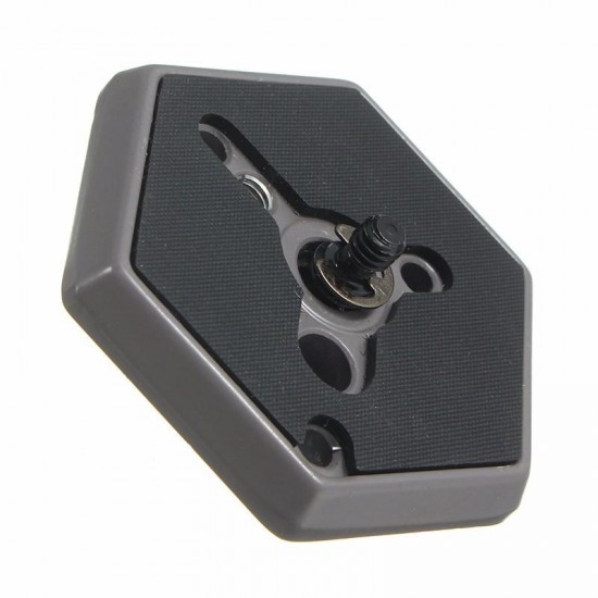 Hexagonal Quick Release Plate with 1/4 Inch Screw For Manfrotto