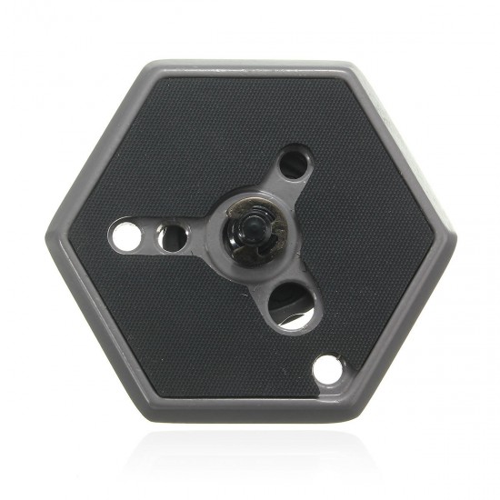 Hexagonal Quick Release Plate with 1/4 Inch Screw For Manfrotto