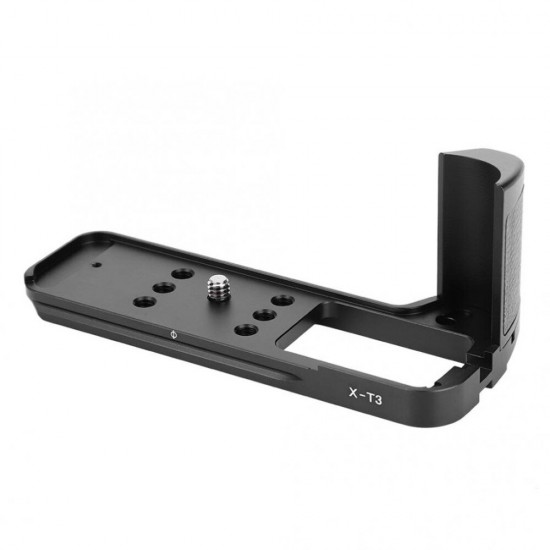 MCO-XT3 L Plate Aluminum Alloy Quick Release L Plate Bracket Holder Hand Grip for Fujifilm FUJI X-T3 Camera MCO-XT3 L Plate Aluminum Alloy Quick Release L Plate Bracket Holder Hand Grip for Fujifilm FUJI X-T3 Camera