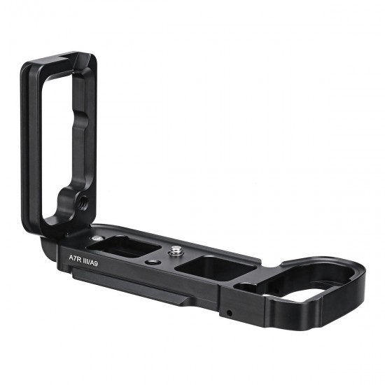 Quick Release L-Bracket Plate Camera Grip For Sony A7R III A7III A9 DSLR Camera Quick Release L-Bracket Plate Camera Grip For Sony A7R III A7III A9 DSLR Camera