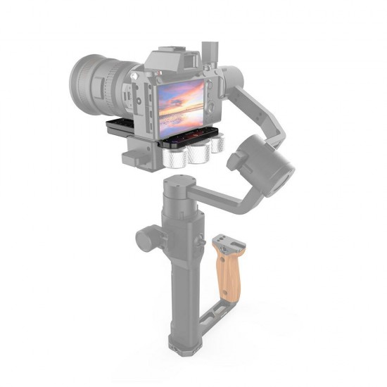 2308 Counterweight Mounting Plate With 1/4''-20 Threaded Holes for DJI Ronin S Gimbal Stabilizer Quick Release Plate 2308 Counterweight Mounting Plate With 1/4''-20 Threaded Holes for DJI Ronin S Gimbal Stabilizer Quick Release Plate