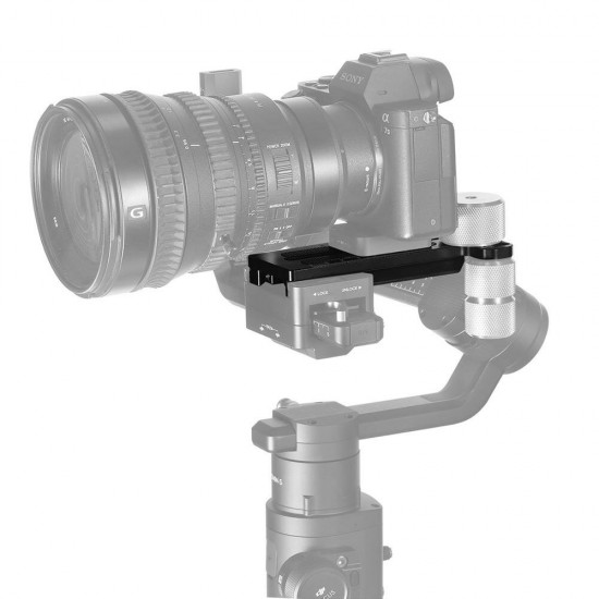 2308 Counterweight Mounting Plate With 1/4''-20 Threaded Holes for DJI Ronin S Gimbal Stabilizer Quick Release Plate 2308 Counterweight Mounting Plate With 1/4''-20 Threaded Holes for DJI Ronin S Gimbal Stabilizer Quick Release Plate