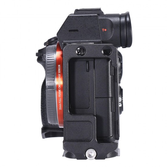 R013 L Quick Release Plate Vlog Extension Mount Bracket With Cold Shoe 1/4 Screw for Sony A73 A7R3 A7M3 Camera