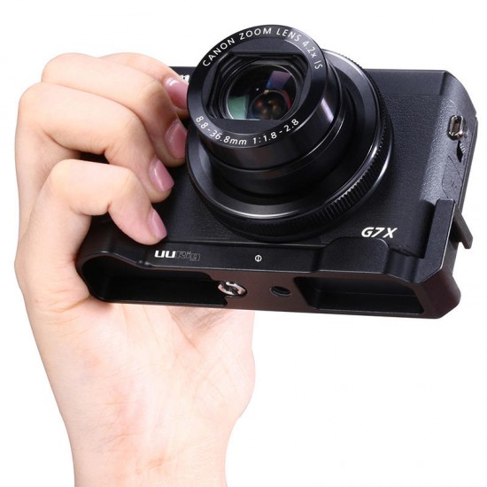 R016 Quick Release L Plate Cold Shoe Mount Extension Stabilizer for Canon G7X Mark III Camera R016 Quick Release L Plate Cold Shoe Mount Extension Stabilizer for Canon G7X Mark III Camera
