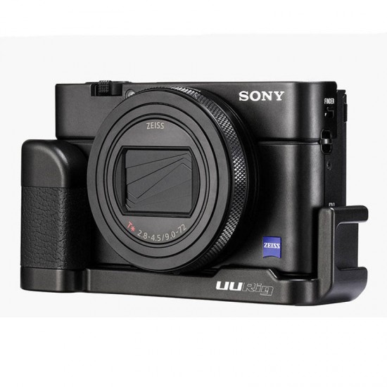 R017 Quick Release L Plate Cold Shoe Mount Hand Grip for Sony RX100 VII Camera Vlogging R017 Quick Release L Plate Cold Shoe Mount Hand Grip for Sony RX100 VII Camera Vlogging