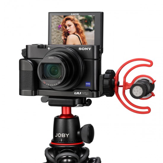 R017 Quick Release L Plate Cold Shoe Mount Hand Grip for Sony RX100 VII Camera Vlogging R017 Quick Release L Plate Cold Shoe Mount Hand Grip for Sony RX100 VII Camera Vlogging