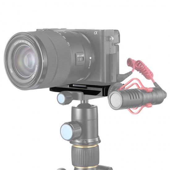 R020 Horizontal Vertical Quick Release Plate with Cold Shoe Mount for DSLR Camera R020 Horizontal Vertical Quick Release Plate with Cold Shoe Mount for DSLR Camera