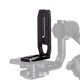 H-1 Universal Quick Release L Plate Bracket Grip PTZ for DSLR Camera Tripod H-1 Universal Quick Release L Plate Bracket Grip PTZ for DSLR Camera Tripod