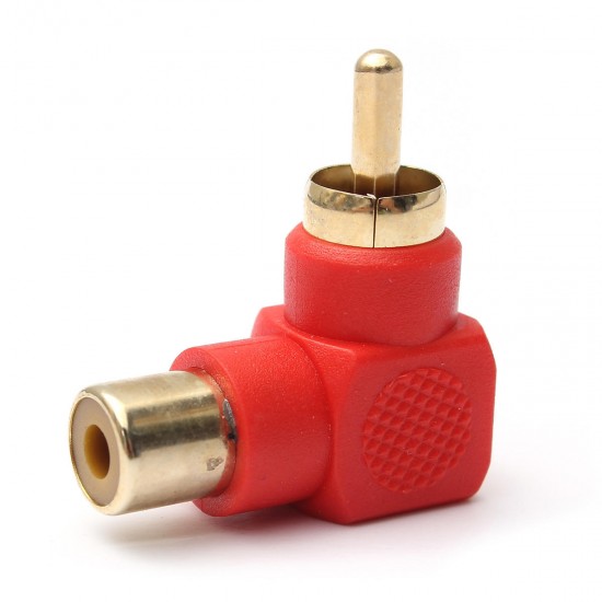 2Pcs 90 Degree Bend Right Angle RCA Male to Female Audio Connector Adapter 2Pcs 90 Degree Bend Right Angle RCA Male to Female Audio Connector Adapter