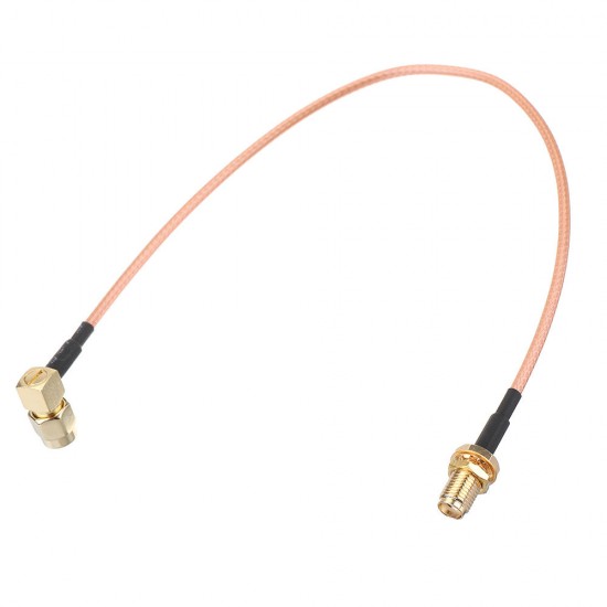 100CM SMA cable SMA Male Right Angle to SMA Female RF Coax Pigtail Cable Wire RG316 Connector Adapter